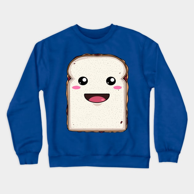 National Peanut Butter and Jelly Sandwich Crewneck Sweatshirt by Noseking